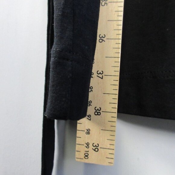 Boden Knot Detail Jersey Mini Dress 8 Black Viscose Blend Belted Cocktail 278 - Picture 10 of 11